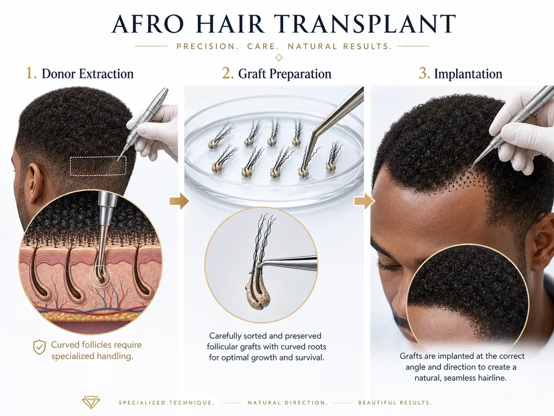 Migliore clinica per trapianto di capelli afro in Turchia